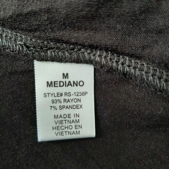 ZENANA PREMIUM T-shirt Dress Midi Minimalist Black Sz M - Picture 10 of 10